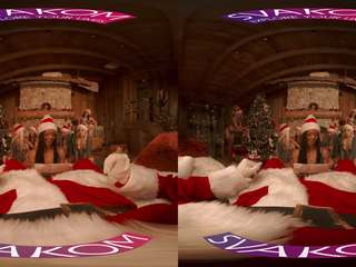 VRBangers Christams Orgy with Abella Danger and her 7 alluring Elves VR dirty movie