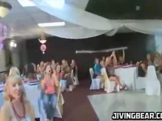 Young woman loves strippers johnson gagging on it