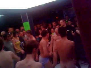 Striplings Get Naked At Nightclub